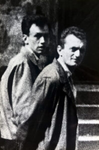 Z Wiesławem Juszczakiem w Sejnach, 1959