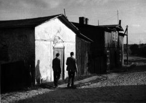With Wiesław Juszczak during the vacations in Chmielno, 1959