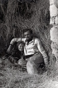 Z Jolantą Bieguszewską w Kazimierzu Dolnym, lata 50.