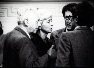 Artur Międzyrzecki, Halina Mikołajska, Jacek Sempoliński podczas Kongresu Kultury Polskiej, 1981