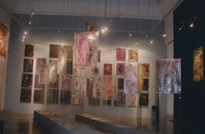 Widok wystawy indywidualnej Jacka Sempolińskiego A me stesso, Zachęta, Warszawa, 2002