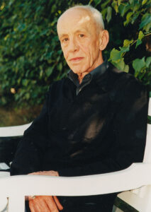 Wiesław Juszczak w Nieborowie, lata 2000.