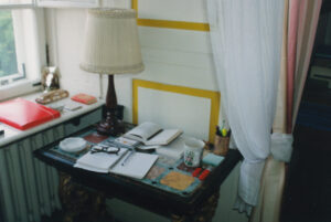 Biurko do pracy Wiesława Juszczaka w Nieborowie